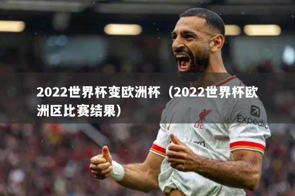 2022世界杯变欧洲杯（2022世界杯欧洲区比赛结果）